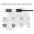 Miniatyrbillede 5 af 5: 4 stk. USB C til Mini USB 2.0 Adapter Type C Hun til Mini USB Han Konverter Adapter til Mp3 Afspillere D
