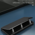 Miniatyrbild 2 av 5: Fodral i PU-läder med fönster för Samsung Galaxy S23 FE, droppskydd, stativskydd
