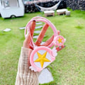 Miniatyrbild 1 av 3: Sött tecknat snabbladdarskydd för Apple 18W 20W iPhone 14 13 12 sakura wings