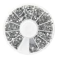 Rhinestone silver 1,5mm - Nageldekorationer Silver silver