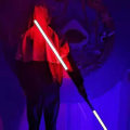 Pikkukuva 4 / 4: Lasermiekka Rgb 7 väriä vaihdettava elektroninen valomiekka