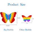 Miniatyrbild 3 av 5: Jumbo Big Butterfly Pop Fidget Toy It Rainbow Giant Popper Popitsfidgets Large Huge Mega Xl 100 Poppit Popets Bubble Popping Sensory Anxiety Stress Re