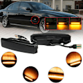 Miniatyrbillede 5 af 5: LED Side Marker Lys Dynamisk Røgfyldt Blinklys Til E39 5er 1995-2003