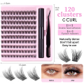 Miniatyrbild 2 av 4: Diy Lash Extension Kit, lash Clusters With Bond And Seal Individual Lashes Kit 120 pcs