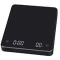 INF Laddbar Kaffevåg med Timer 3 kg / 0,1 g Svart