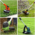 Miniatyrbillede 5 af 5: 4 stk. F016f05320 reservedele til spoleskjold, Bosch F016f05320 trimmer spoleskjold til Bosch Easygrasscut 23, 26, 18, 18-230, 18-260, 18-26