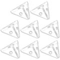 Miniatyrbilde 2 av 2: 8 stk Akryl Display Case Connectors Triangle Connectors Akryl Display Case Corner Connector