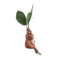 Pikkukuva 4 / 5: Mandrake-ruohosta valmistettu hartsipatsas, maisema-aiheinen koriste-esine, taideveistos, käsityö puutarhaan