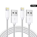 2-pak iPhone Hurtigopladning Lightning-kabel til iPhone / iPad