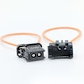 Miniatyrbilde 5 av 5: MOST Fiberoptisk Loop Bypass Hunn- og Hunnkontaktsett Adapter For