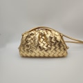 Miniatyrbillede 10 af 10: Molnrygsæk 2024 ny stil taske dame ko læder krøllet dumpling taske dame håndtaske skuldertaske MJ51 Rød Rød Red Red 22*9*14cm