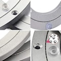 Miniatyrbillede 3 af 5: Aluminiumlegering Lazy Susan drejeskive, Heavy Duty Lazy Susan drejeskive, roterende leje Lazy Susan, glat rundt spisebord (18 tommer)