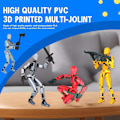 Miniatyrbillede 3 af 3: T13 Actionfigur, Titan 13 Actionfigur, Robot Actionfigur, 3D-printet Action