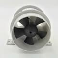 4 tommer lydløs inline blæser 12V støjsvag luft-turbofan til luftcirkulation i