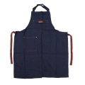 Miniatyrbild 1 av 10: Split Leg Pottery Apron Keramik Skulptur Overall Krukmakare Arbete deep blue