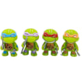 Miniatyrbillede 1 af 5: 4 stk. Ninja Turtles legetøj, actionfigurer 4,7 tommer høje, Ninja Turtles serie legetøj til børn gave