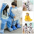 Pikkukuva 2 / 3: Lasten talviset Stitch-pajamasit, yksisarvisen onesie-asu, pojat ja tytöt, peitto-asu, vauvan puku 140CM