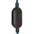 Miniatyrbillede 5 af 8: Gaming Headset Kabel Vævet Høretelefonledning med Lydstyrkekontrol og Mute-knap til Logitech G Pro G Pro X G433 G233 Sort