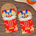 Miniatyrbild 6 av 8: pcs 2024 Year of the Dragon Spring Festival Red envelope Lucky Money C