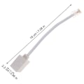 Pikkukuva 3 / 3: 2 kpl Rj11-Rj45-sovitinta, puhelin-Ethernet-sovitin, puhelin-Ethernet-kaapeli As Shown 18X2.2cm