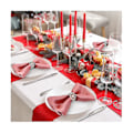 Miniatyrbillede 2 af 5: 12 Pak Servietringe Holdere Hul Design Dekoration Bryllup Jul Samling (guld)