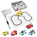 Pikkukuva 1 / 5: Enlighten Magic Pen Inductive Car Lastenjuna Tankki Leluauton Piirrä Linjat Induktioraide Auto Lapset
