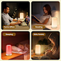 Miniatyrbild 5 av 5: Touch-lampa för sovrum, RGB Färgskiftande Batterilampa för Sovrum, Uppladdningsbara Batteridrivna Lampor, Dimbar Nattlampa Sängbordsbelysning