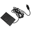 Miniatyrbild 2 av 5: Usb-fotswitch i metall, fotpedal för tangentbord, för Hid-dator, Usb-aktionsswitch-kontroll black