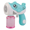 Miniatyrbild 1 av 3: Barn Bubbelmaskin Cartoon Delfin Forma 12 Bubbelhål Läckagesäker Automatisk Bubbelmaskin Leksak för Utomhus Green