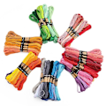 Pikkukuva 4 / 4: 200 vyyhtiä kirjontalankaa / mouline-lankaa monivärinen Multicolor one size