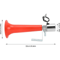 Miniatyrbillede 3 af 5: Universal tyrkisk fløjtesignalhorn, 12v 24v lufthorn til lastbiler 180db rødt horn formål 12v/24v campingvogn trykbiler Suv'er motorcykler tyrkisk fløjtesignalhorn