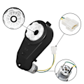 Pikkukuva 4 / 5: 2 kpl Lasten Sähköauton Vaihdelaatikko 550 12V Moottori 40000RPM Sähkömoottori Vaihdelaatikolla Suuri Nopeus RS550 DC Moottori Sopii