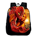 Miniatyrbild 4 av 5: 3d pojks skolväska barn skolväskor pojke Spiderman skolryggsäck 2-6 år gammal ryggsäck axelväska backpack 06