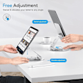 Miniatyrbild 4 av 5: Tablet Stand,rotate Foldable Adjustable Ipad Stand Holder,portable