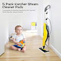 Miniatyrbilde 4 av 5: 5-pak Karcher Dampvask Pute, Karcher Dampvask Tilbehør, Kompatibel med Karcher Easyfix Sc2 Sc3 Sc4 Sc5 Serie Karcher Dampvask Cl