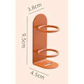 Miniatyrbillede 5 af 5: Elektrisk Tandbørsteholder, Væghængt Tandbørsteholder Miljøvenlig Mighty Tandbørsteholder til Badeværelset Ingen Boring 2-pak (Orange)