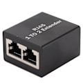 Miniatyrbillede 1 af 5: Ethernet Splitter RJ45 Netværksadapter Ethernet Stik Extender Splitter En til To Splitter