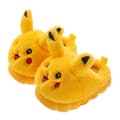 Pikachu Fleeceforede Termiske Hjemmesko til Børn, Skridsikre til Hjemmebrug, Perfekte til Efterår og Vinter - Størrelse Size 24-25