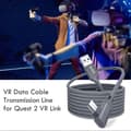Miniatyrbillede 5 af 5: 5M Opladerkabel til Oculus Quest 2 Link Headset USB 3.0 Type C Data Line Transfer Type-C til USB-A Grey