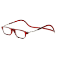 Pikkukuva 3 / 3: Joustavat magneettiset lukulasit, riippuvat kaulan ympärille, taitettavat, säädettävät, kirkkaat lukulasit_dxm Tawny glasses power 100