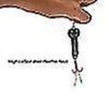 Miniatyrbilde 3 av 3: 1 stk Fiske Agnsfisk Fiskehake Dick Spinner Spoon Pike Vib Wobble Fiskehake (Svart 21g) -dd