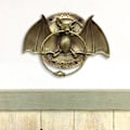 Miniatyrbild 2 av 3: Dörrknopp i retrostil med fladdermöss, kraftig dörrknopp, dekoration för ytterdörren
