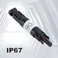 Miniatyrbillede 4 af 5: 5 stk. solcelle-stik med diode, vandtæt Pv-stik, Dc1000v 20a Ip67 Ppo han-hunstik
