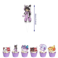 Miniatyrbillede 2 af 5: Aphmau Plushies Temafestartikler Dekorationer Balloner Kagepynt Bannersæt