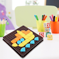 Miniatyrbild 5 av 5: Kid Diy Block Puzzles Leksak För 1 2 3 År Gamla Pojkar Flickor, Tidig Pedagogisk Rolig Leksak Byggsten Leksak