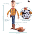Miniatyrbilde 2 av 4: Pixar Toy Story Woody og Jesse lyddukke modell leketøy