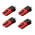 Miniatyrbilde 1 av 5: 4 stk platespiller nålestifter platespiller for Lp Ion platespiller black  red