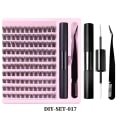 Miniatyrbild 1 av 4: Diy Lash Extension Kit, lash Clusters With Bond And Seal Individual Lashes Kit 120 pcs