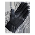Miniatyrbillede 4 af 5: Fleece-foret tykkelse koldsikret pu varme bomulds handsker kørsel motorcykel vind og regn bevis læder handsker Palm non-slip cloth