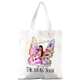 Miniatyrbilde 1 av 5: Taylor Swift The Eras Tour Canvas Handlepose  Skulderveske Handlepose Gaver Til Ts-Fans Musikkelskende